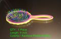 Rainbow Hair Brush   ( Colorful Hair Brush for Kids  ) - 1 Piece. 