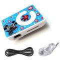 Mini MP3 Support memory Card With Handsfree. 