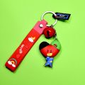 BT21 / BTS (Tata, Shooky, Mang, Koya and Cooky) - cartoon character / action figure keychain for kids (girls and boys) - bag hanging accessories / key chain. 