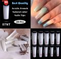 20pcs Best Quality Artificial Acrylic French Natural Nails Tips. 