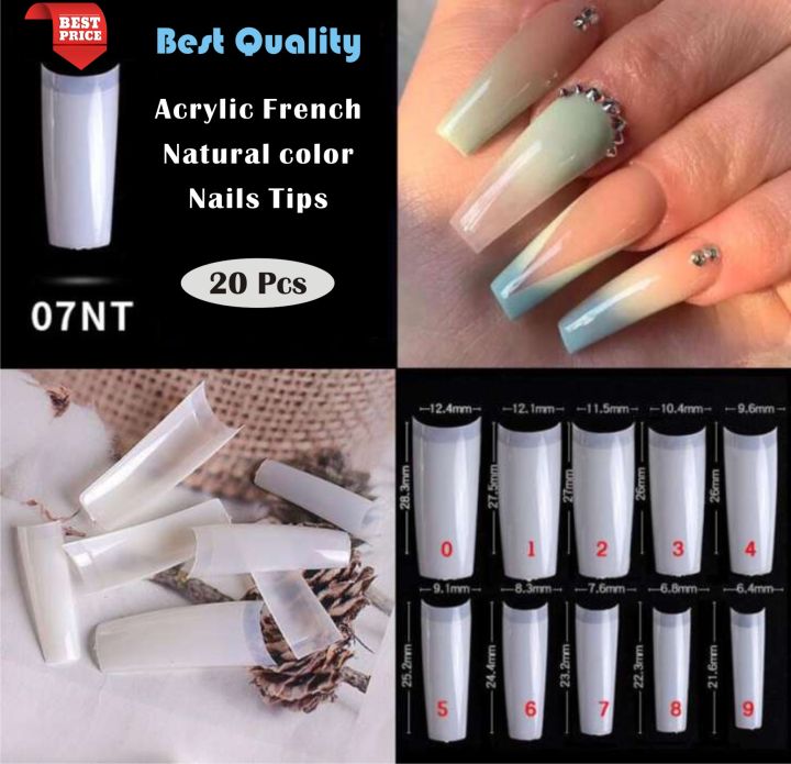 20pcs%20Best%20Quality%20Artificial%20Acrylic%20French%20Natural%20Nails%20Tips%20-%20Image%202