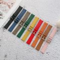For Samsung Galaxy Watch 3 45mm Sewing Litchi Texture Leather Replacement Strap Watchband. 