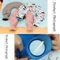 【HOT】 U-Shape Removable Knitted Rubber Medical Neck Warmer Hot Water Bottle Neck Protection Muscle Spasms Warmer Hot Water Bags 1400Ml. 