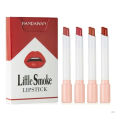 HNADAIYAN 4 Pcs Little Small Smoke Tube Cigarettes Lipstick Lip Gloss Lipstick Matte Lipstick Set Long Lasting 24 Hours. 