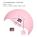 Modelones UV Nail Lamp With 48w Led Nail Dryer Pink. 