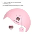 Modelones UV Nail Lamp With 48w Led Nail Dryer Pink. 