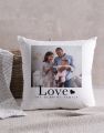 Families  pictures Printed  Customized Cushion Personalized Pillow in Silk. 