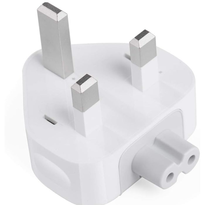 Duckhead Power Adapter Replacement for Apple MacBook, Macbook Air 11" Pro 13, 15, 17, MagSafe1, Magsafe2, iPhone, iPad, iPod – Premium Quality Duck head UK 3-Pin AC Adapter Plug