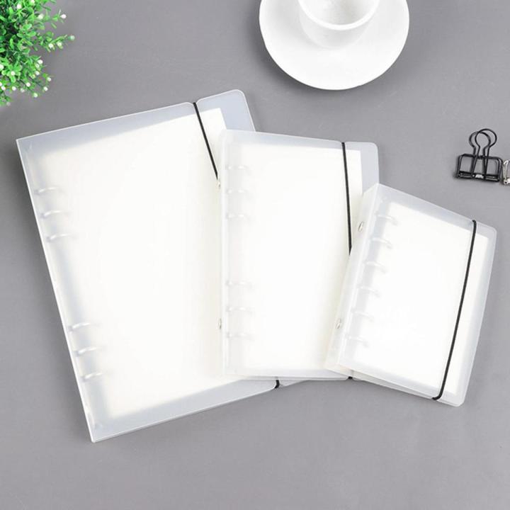 PP A5 A6 A7 Spiral Notebook Cover Transparent Matte Binder Cover for Diary Planner Paper Students Book Notebooks Cover 45sheets