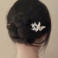 Korean Hair Fork Accessories Hairpins Alloy Metal Butterfly Hair Forks Sticks for Women. 