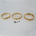 FOROMANCE/ YELLOW GOLD COLOR DIAMETER 1.6 2.56 BAND WIDTH 8MM FOUR STYLES BABY BOY GIRL ADULT CLOSED BANGLE BRACELET. 