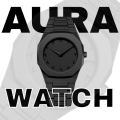 Aura Premium Men’s Watches – Stylish Quartz Wrist Watch Collection (Black, Golden, White, Blue, Gray – Urdu & Roman Numerals, Minimal Design | Trendy Quartz Men’s Wrist Watch. 