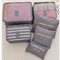 Ghazi Bags 6Pcs Travel Storage Organizer Set Nonwoven Fabric Luggage Divider Packing Cubes Suitcase Pouches Multiple Color. 