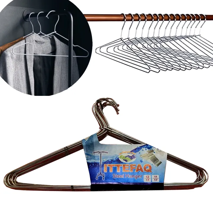 Cloth%20Hangers%20-%20Iron%20Hanger,%20Large%20Hanger%20for%20clothes,%20Pack%20of%203%206%209%20&%2012%20Stainless%20Steel%20Hangers,%20Cloth%20Hanger%20for%20Hanging,%20Hangers%20for%20Clothes,%20Non-Slip%20Suit%20Clothes%20Hangers%20-%20Image%204