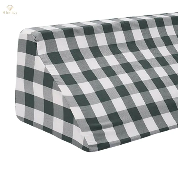 Pillow%20Wedge%20Back%20Positioning%20Pillow%20Slanted%20for%20Disable%20Seniors%20Green%20Lattice%20-%20Image%204