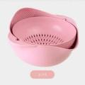 Vegetable Rice And Fruits Washing Bowl & Strainer. 