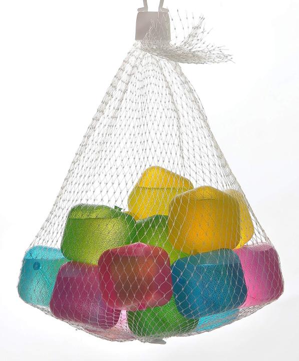 Reusable Plastic Ice Cubes 12 count (Colors May Vary) - Order Now !