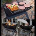 Foldable Compact Barbecue BBQ Grill Stove Shish Kabob Camping Cooker BBQ Grill Outdoor and traveling 44X29X37cm. 