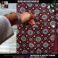 Men's Sindhi Ajrak Waistcoat for Adult Males Pakistani Traditional Cultural Wear. 