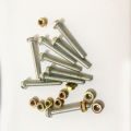 Pack of 10 Automotive 10 number Nut Bolt 4 different Lenght 1.5 cm to 5 cm. 