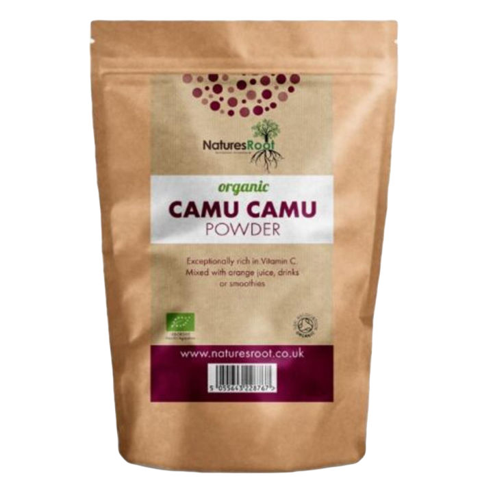 Organic Camu Camu Berry Powder - Natural Vitamin C  Superfood Fruit  Raw   100gm