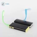 Combo 1+1 Offer Portable & Flexible Mini USB Fan + USB LED Light Lamp For Mobile OTG Power Bank Notebook Laptop Desktop PC Desk (Multicolor). 