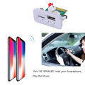 Kebidu Wireless Bluetooth 5.0 MP3 Decoder Board DC 5V 12V Audio Module Player Support USB FM TF AUX FM. 