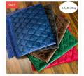Velvet Foam Quilted Embossed Padded Jai Namaz | Prayer Mat | Janamaz. 