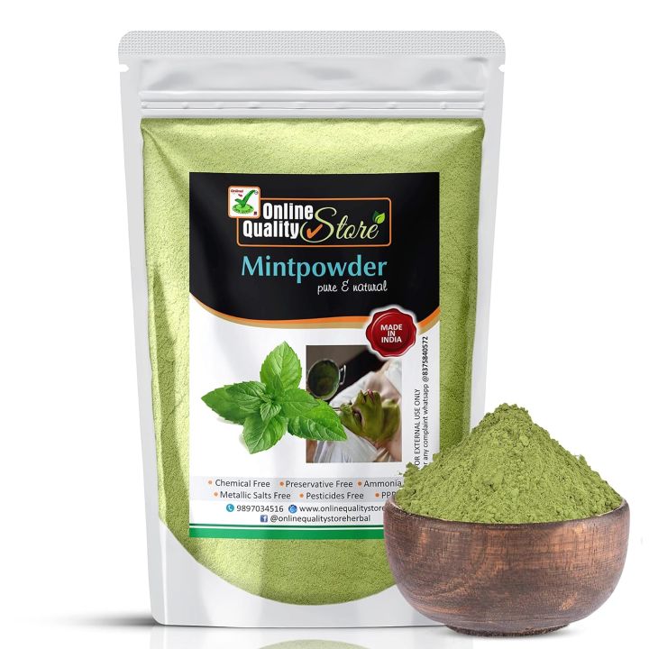 Mint powder 100gms for face (mint powder for skin, Pudina powder for face, peppermint powder) 100% Pure