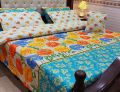 Double Bed comforter set 7pcs Multi Color. 