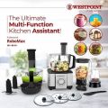Westpoint RoboMax Food Factory WF-8819 Food Processor - Complete Kitchen Chef 1100 Watts. 