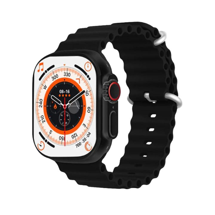 S8 Ultra Max Smart Watch - Real Screws and Straps Lock - Series 8 - Wireless Charging - Bluetooth Calling - Customize Wallpaper