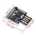 ATTINY85 Digispark kickstarter miniature for Arduino usb development board. 