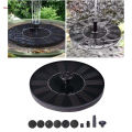 Solar Powered Floating Bird Bath Water Fountain Pump Garden Decoration. 