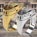 Men Fashion Ring Personalized Alloy Circlet Lustrous Jewelry Gift. 
