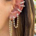Pair of High Quality Korean Star 10 Pcs Ear Cuff Style & Elegant Stylish Earring. 