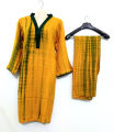 tie dye stitched linen 2 piece suit for girls and women dress for girls. 