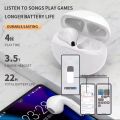 AirPods Pro 6 Hi-Fi Wireless Airbuds 5.0 Bluetooth Earphone Slim small size with Charging Case White. 