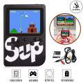SUP Game Box 400 In 1 Retro Video Game Rechargeable Single Player Portable Handheld Game Console Handheld Game PAD Gamebox for kids Connects with LCD / TV - Size Approx. 5 Inches - Black. 