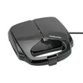 Cookworks 2 Portion Sandwich Toaster Locked Until Your Toastier Is Ready - Black UK IMPORT. 