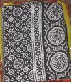 Traditional black ajrak chadar for men premium quality. 