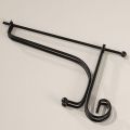 Home Decoration Art Book Holder Photo Pedestal Easel Plate Rack Display Stand Black Iron. 