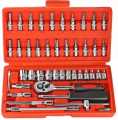 46 in 1 Pcs Tool Kit for Home Use Spanner Set Bike Tool Kit Set Goti Pana Set Socket Set (Pack of 46). 