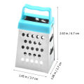 Mini Four Sided Grater And Peeler Tool for Vegetables, Stainless Steel Box  with Handle, Multifunctional Tiny Cheese , Garlic Grater And Lemon Zest. 