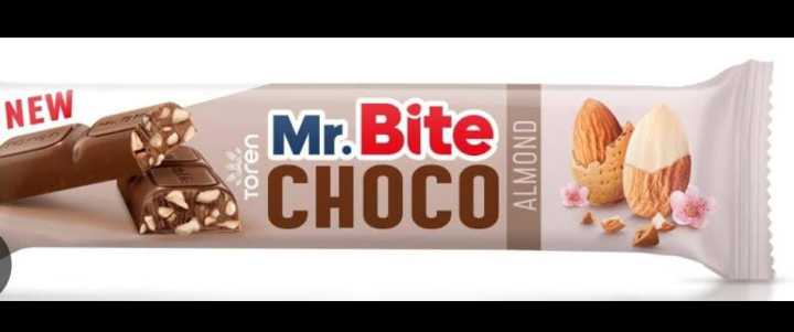 Mr.bite choco wafers chocolate, imported item By Toren , new and crunchy almond flavor.