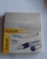 Pack of 10 DOLLAR 717i Transparent Fountain Pen. 