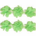 2Yards/lot Multi Colors Width 5cm 3D Chiffon Cluster Flowers Lace Dress Decoration Lace Fabric Applique Trimming Sewing Supplies. 