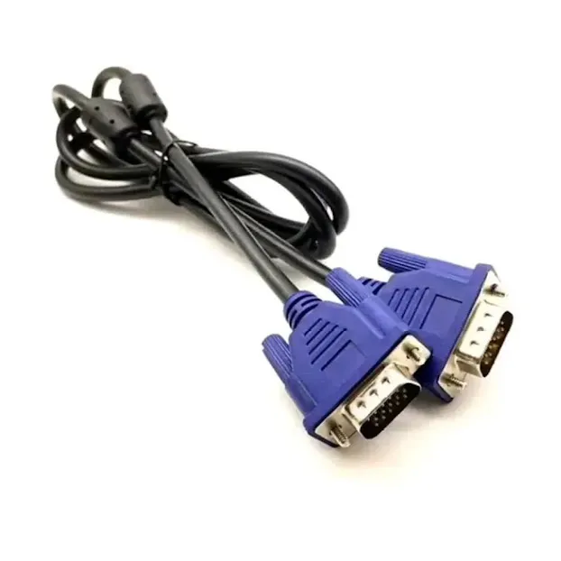 VGA Cable 6 Feet,Male VGA to VGA Male Monitor Computer Cable Adapter Cord HD15 1080P Full HD High 