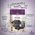 Rostaa Dried Pitted Prunes (Gluten Free, Non-GMO & Vegan) (227g (Pack Of 1) Dried Plums, Rich Pitted Prunes,High in Vitamins and Fiber,High in Dietary Fiber,Dried Seedless Plums, Healthy Snacks. 