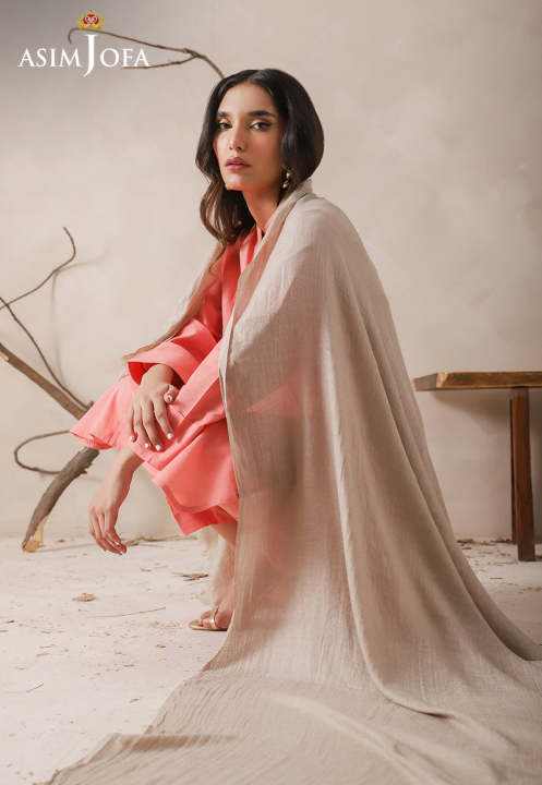 Asim Jofa AJHS-07 TEXTURED SHAWL 1 PC Shawl For Women / Shawl For Girls / Women Shawls